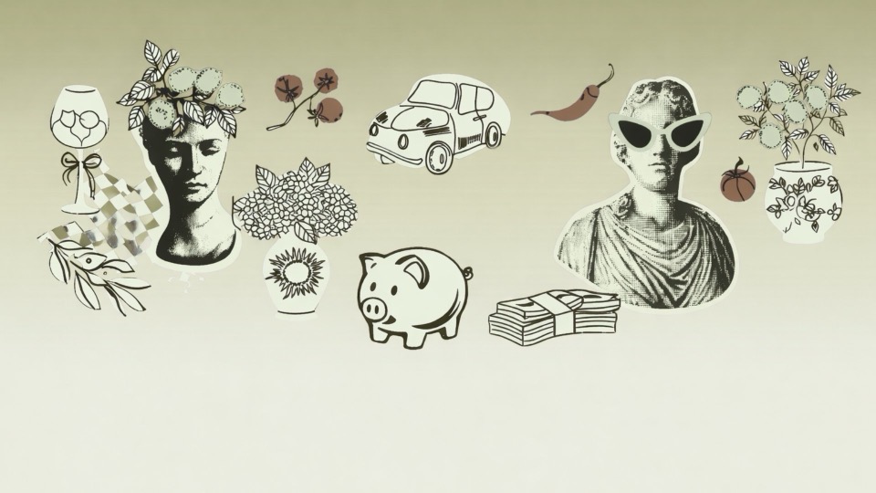 La Dolce Vita collage